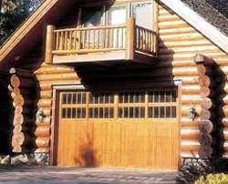 wood garage door